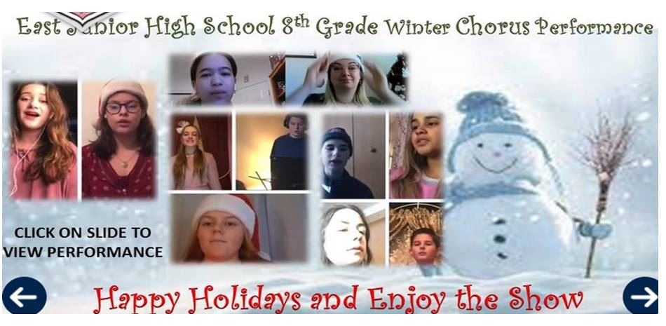 East Junior High School 8th Grade Winter Chorus Concert